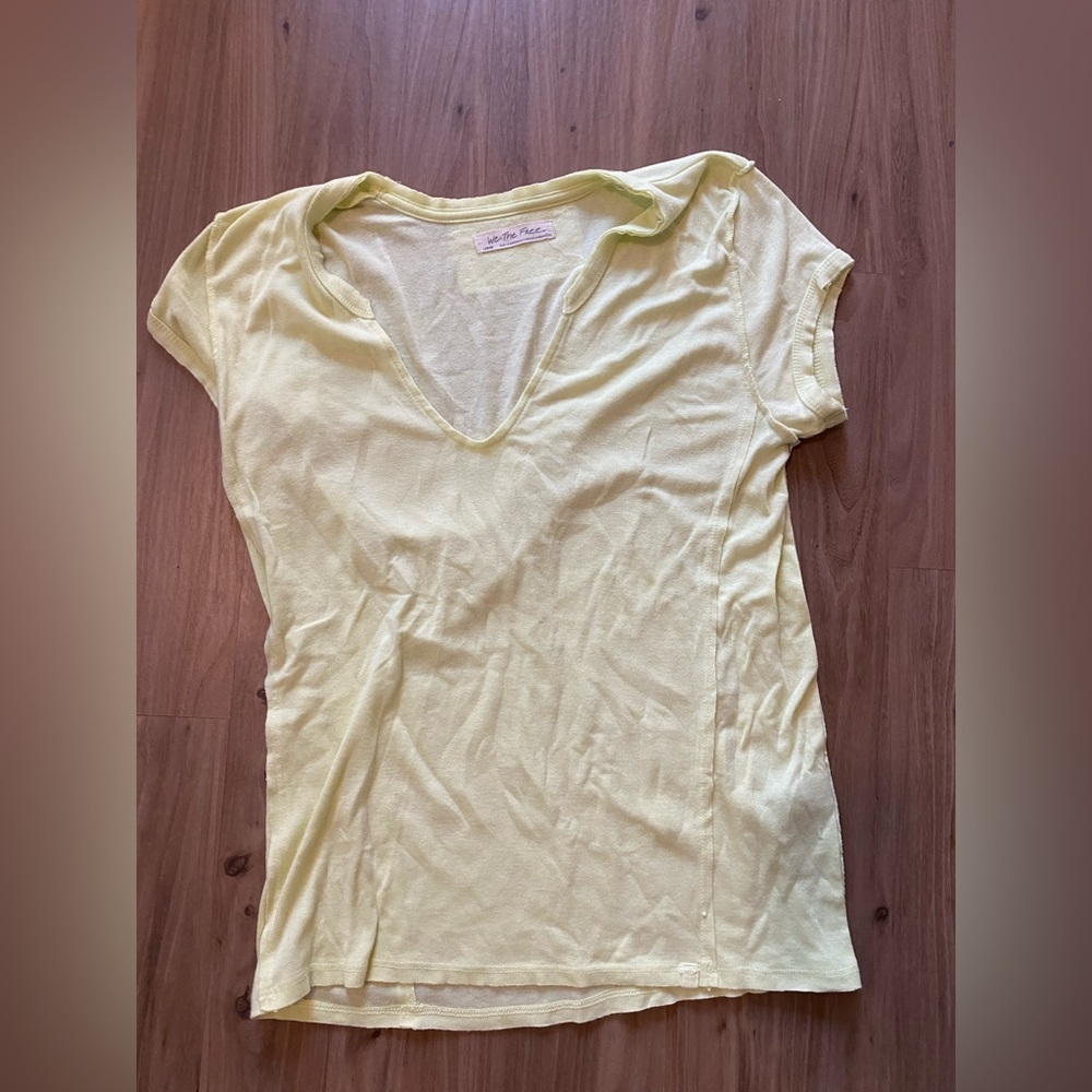Free People We‎ The Free Yellow Tee